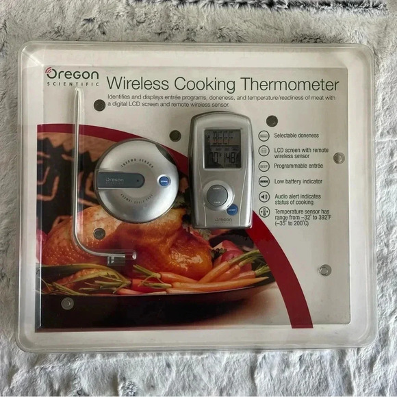 Oregon Scientic Wireless Cooking Thermometer AW129 Brand New Factory Sealed - Picture 1 of 7